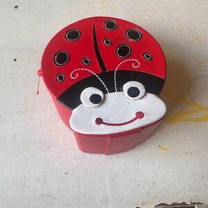 Ladybug jewelry travel organizer